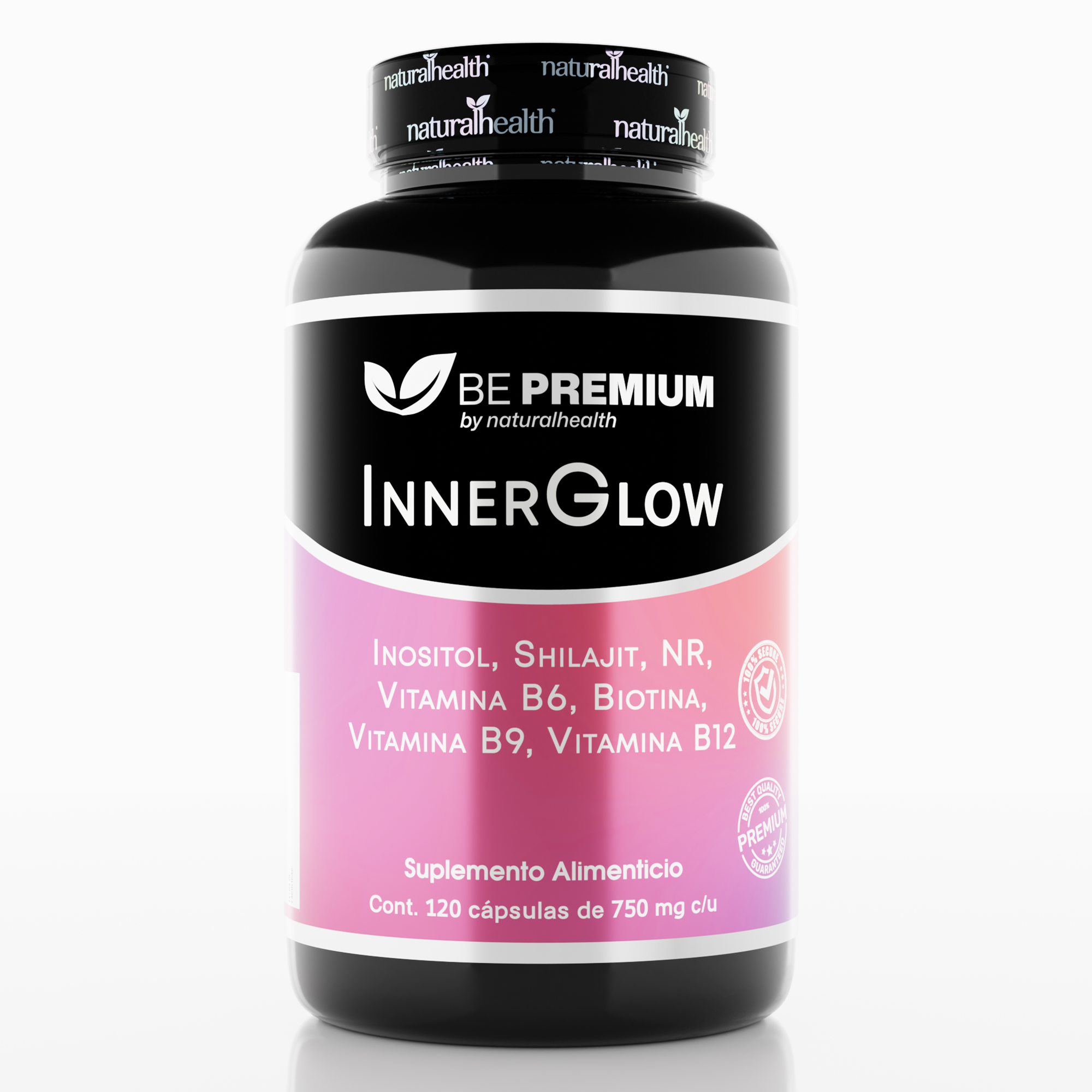 Suplemento para Mujer | Inositol, Shilajit, NR, Acido Fólico y Vitaminas | Origen Natural, 120 Cápsulas