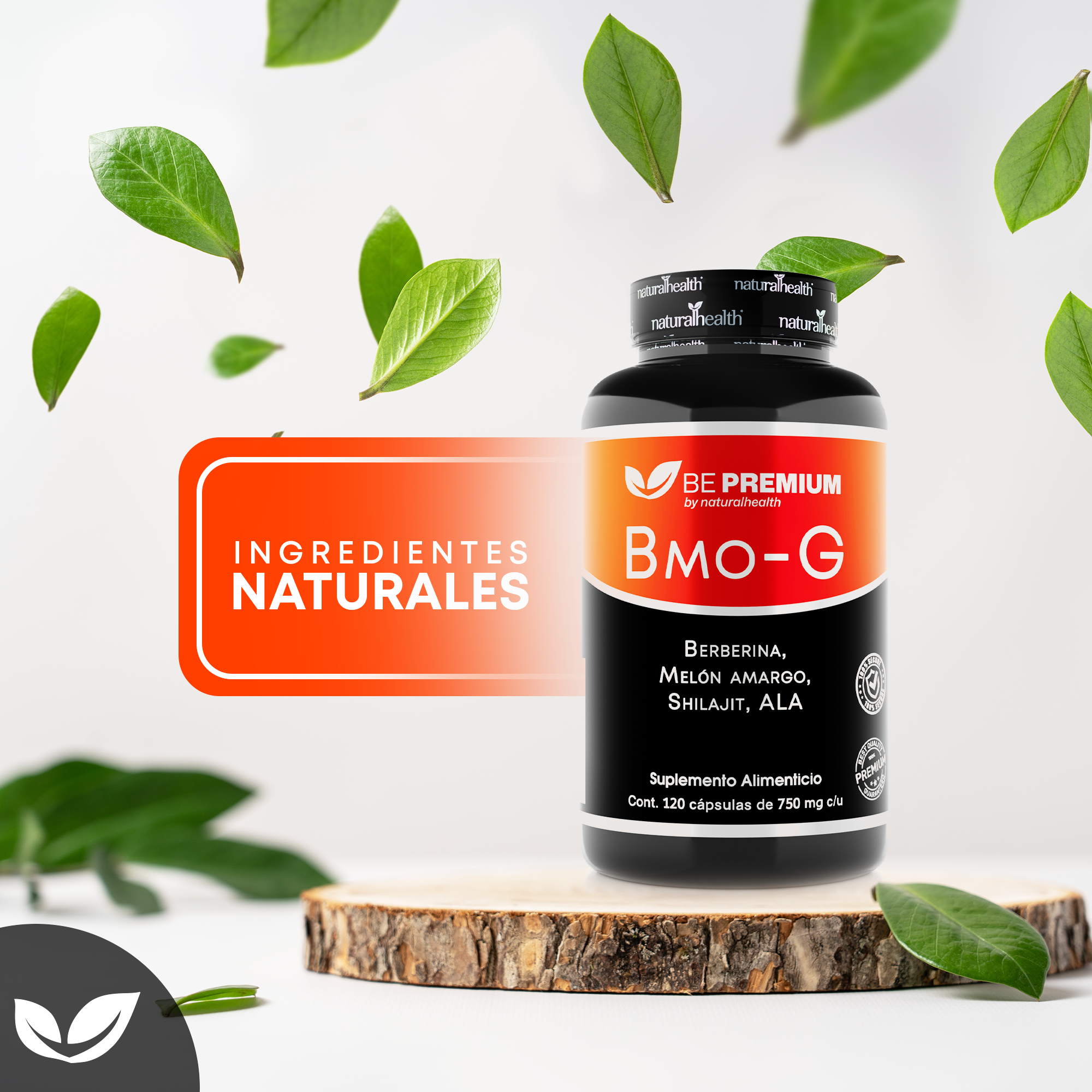 Berberina HCL al 97% con Melón Amargo, Shilajit y ALA | 120 Cápsulas | Suplemento Alimenticio para Soporte Natural
