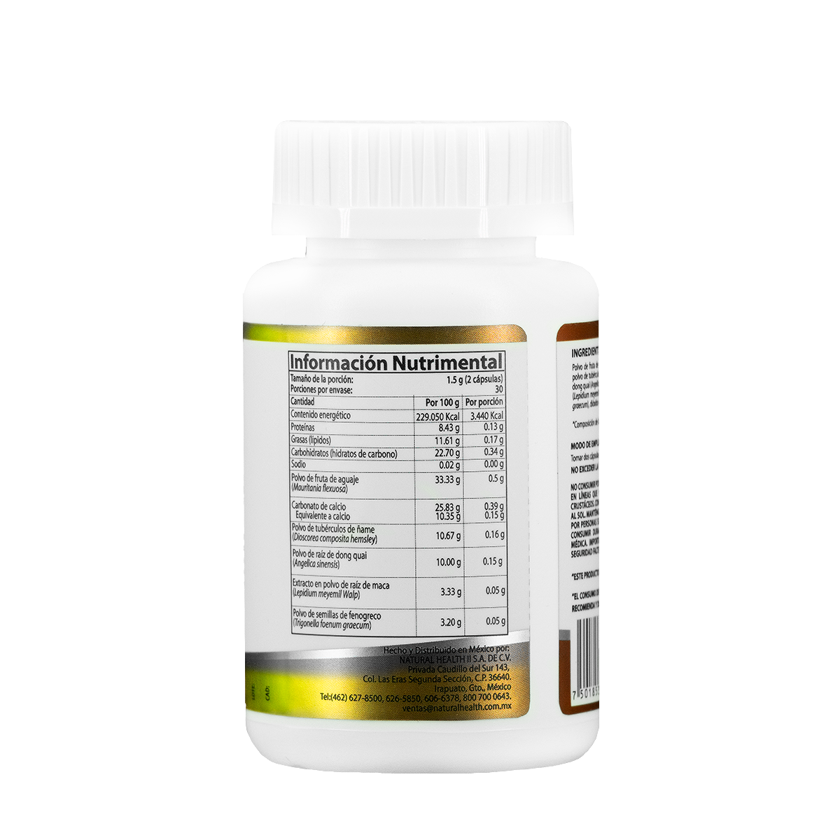 Aguaje Peruano | Aguaje, maca, fenogreco