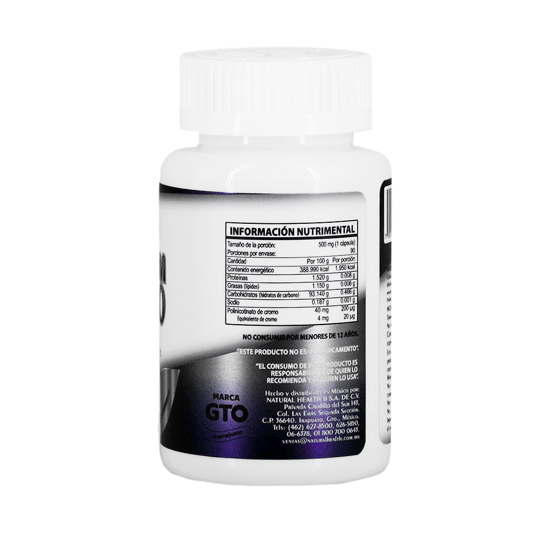 Chromium 200 | Polinicotinato de Cromo