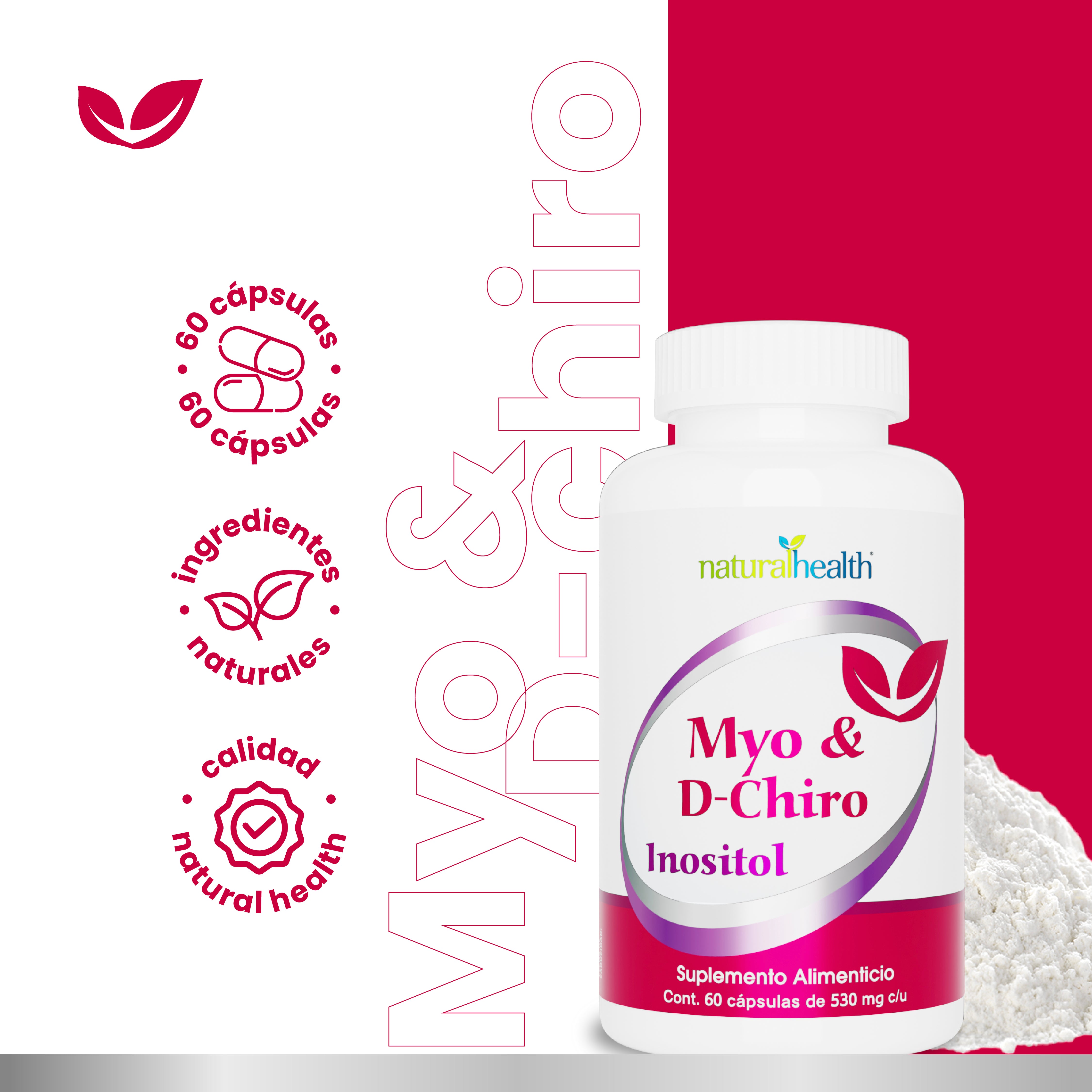 Línea Blanca | Myo & D-Chiro Inositol (Cápsulas)