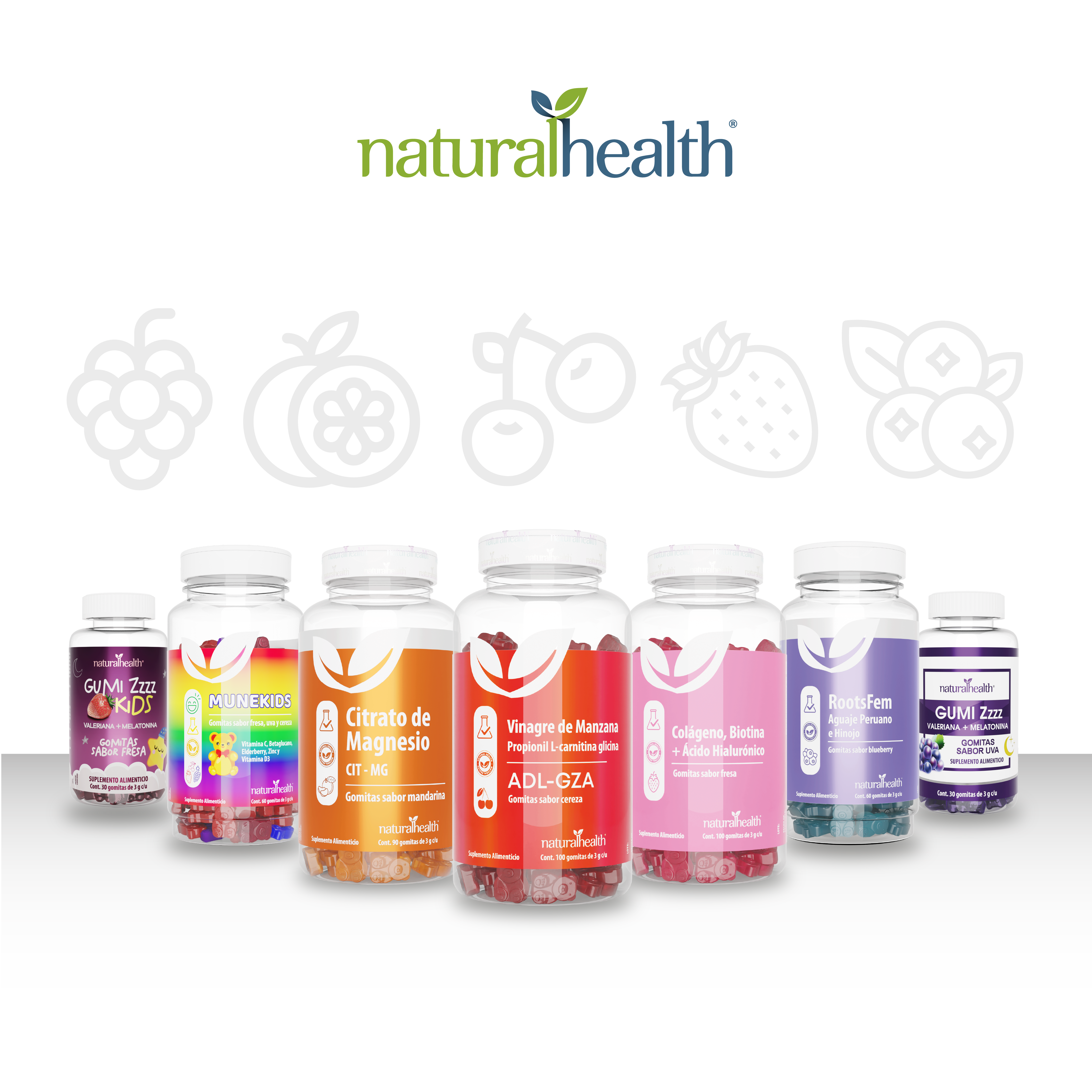 Gomitas MuneKIDS | Vitamina C, Betaglucano, Elderberry, Zinc y Vitamina D3