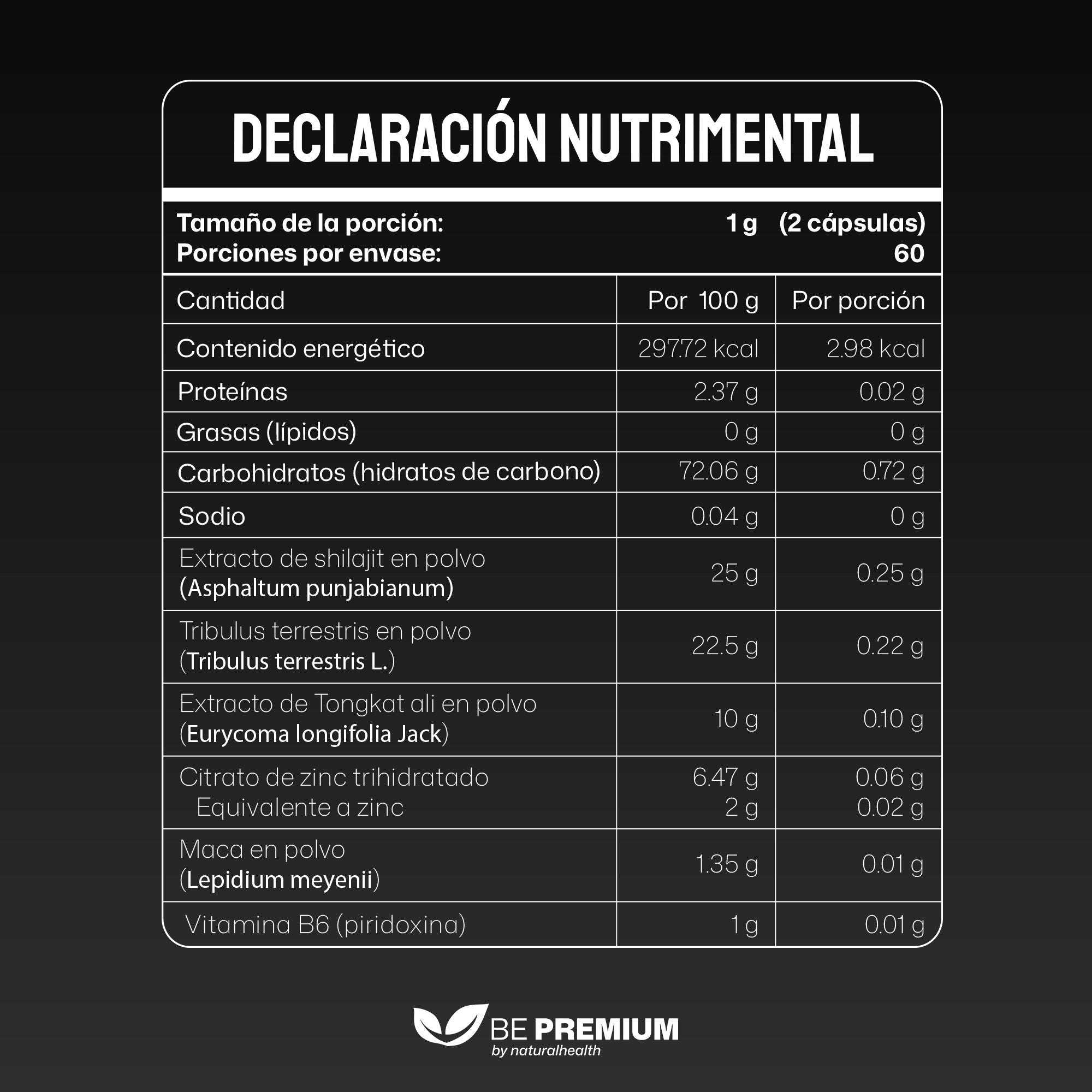 Proyectile+ | Suplemento para Hombre | Maca, Shilajit y Tribulus terrestris