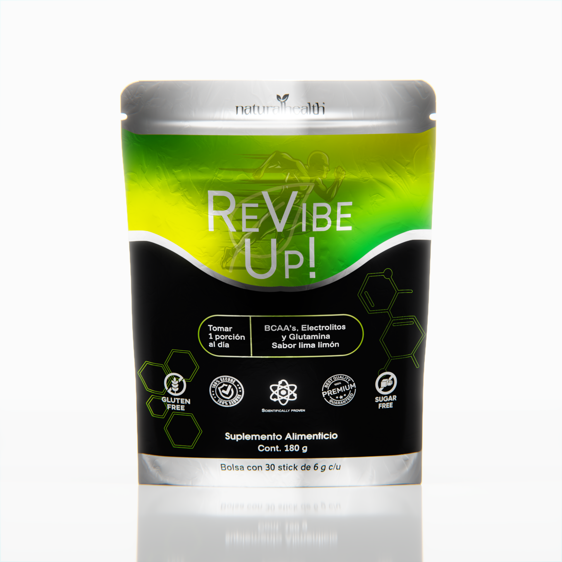 Revibe Up! | Electrolitos + BCAA's & Glutamina 2:1:1