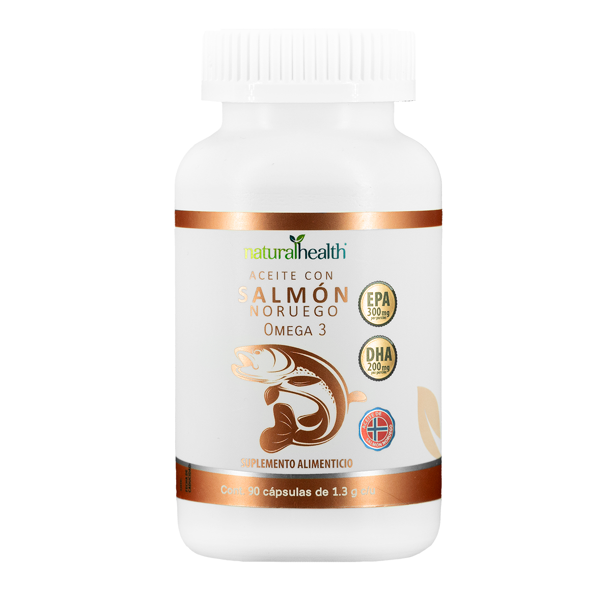 Aceite de Salmón Noruego | EPA 300 mg y DHA 200 mg