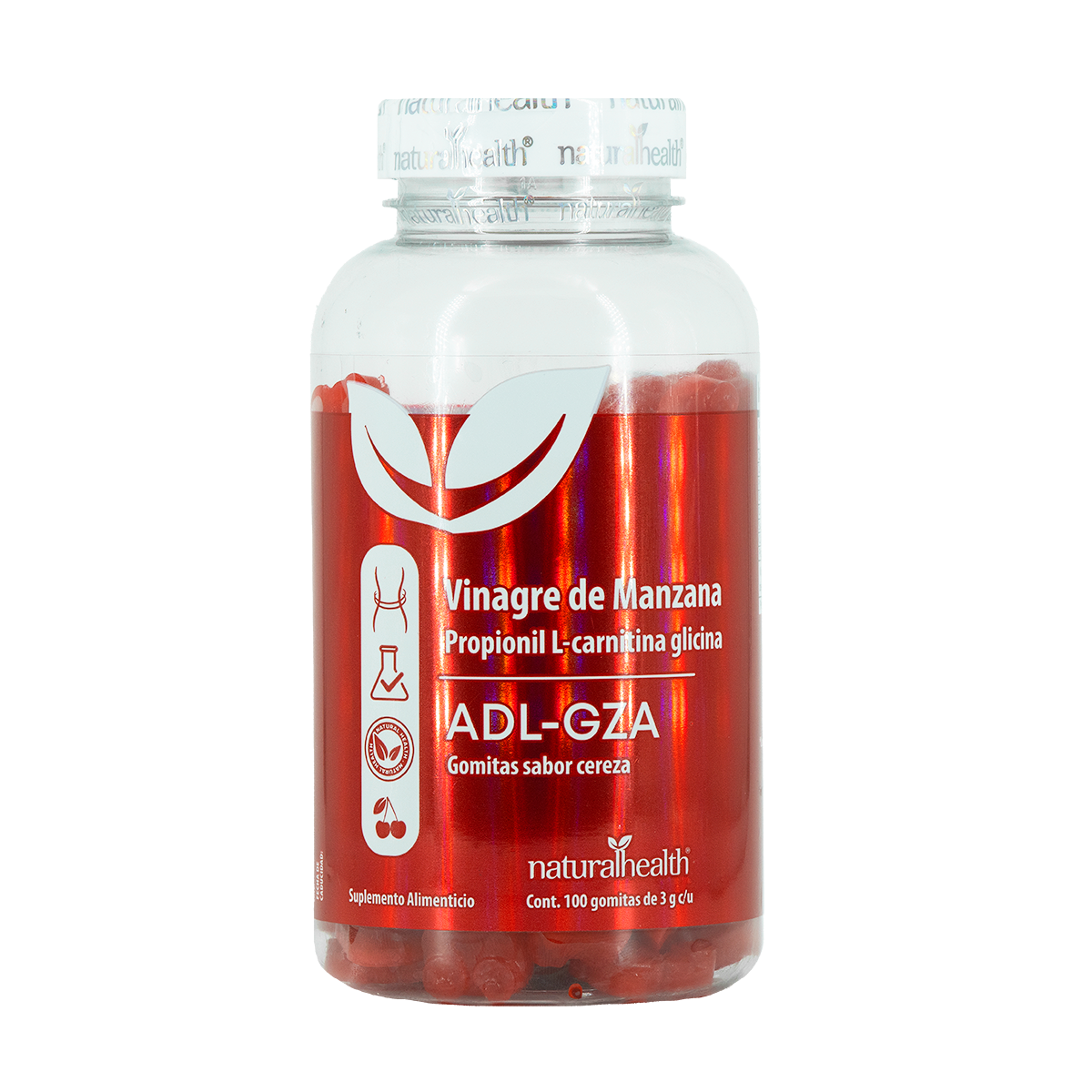 Gomitas sabor Cereza | Vinagre de Manzana y L-Carnitina