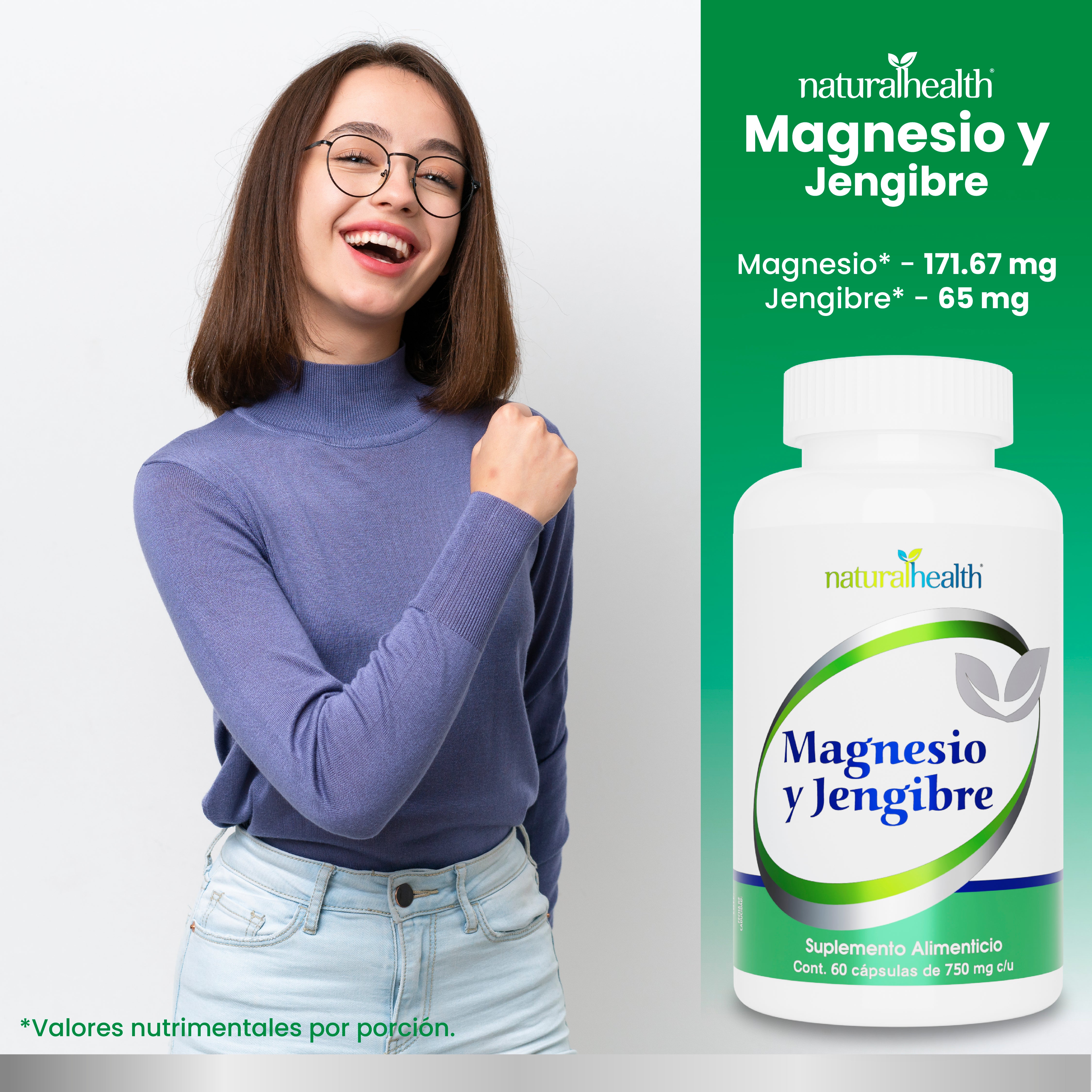 Línea Blanca | Magnesio y Jengibre