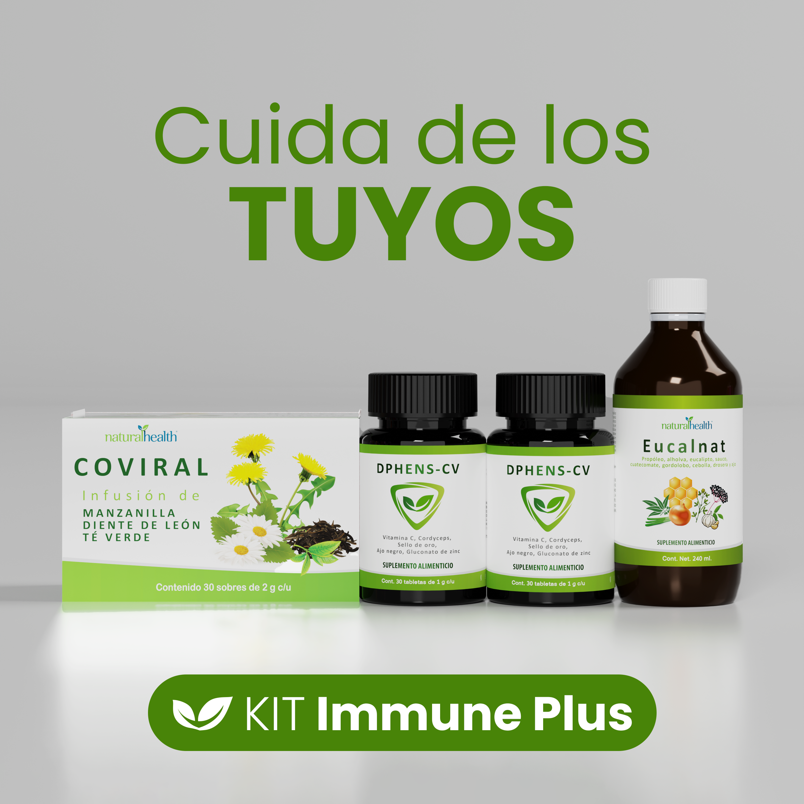 Immune Plus | Kit Té, Jarabe y Tabletas