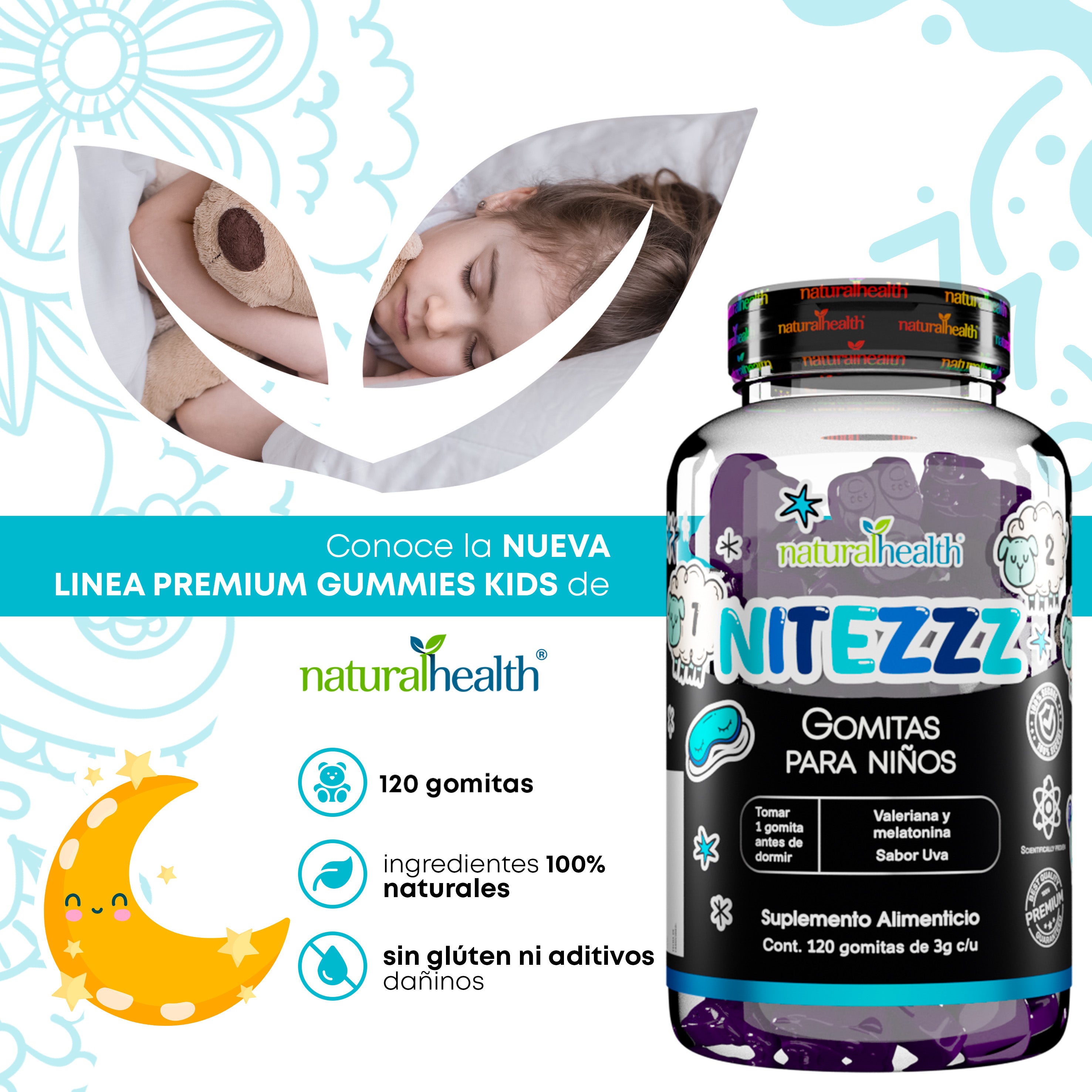 Línea KIDS: Nitezzz | con Valeriana Natural